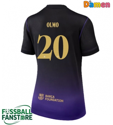 Barcelona Dani Olmo #20 Replik Auswärtstrikot Damen 2026-27 Kurzarm